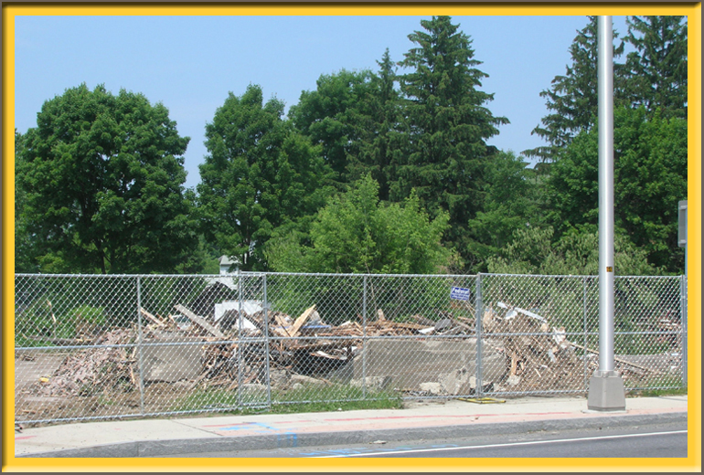 Demolished Troy NY Walgreens site